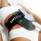 Chiropractic Reno NV Emsculpt Emsculpt on a woman's stomach.